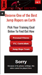 Mobile Screenshot of jumpropesecrets.com